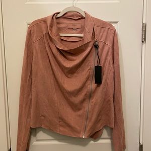 NWT Blank NYC Suede-like Moto Jacket